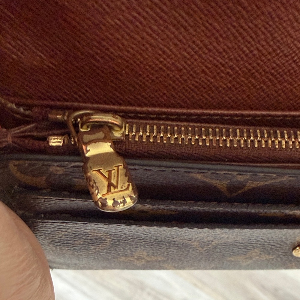 Louis Vuitton Monogram Portefeuille Sarah Long Wallet Brown - Picture 8 of 12